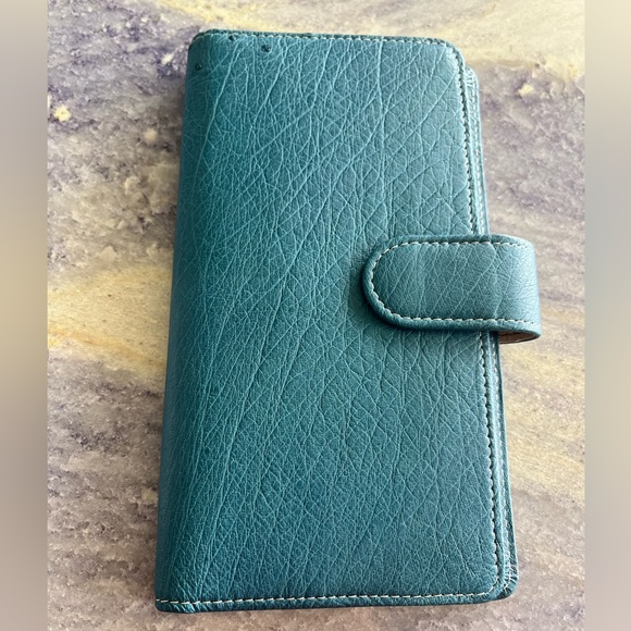 VDS Van Der Spek Custom Leather Real Ostrich Planner Cover Hobonichi Weeks New - Picture 1 of 3